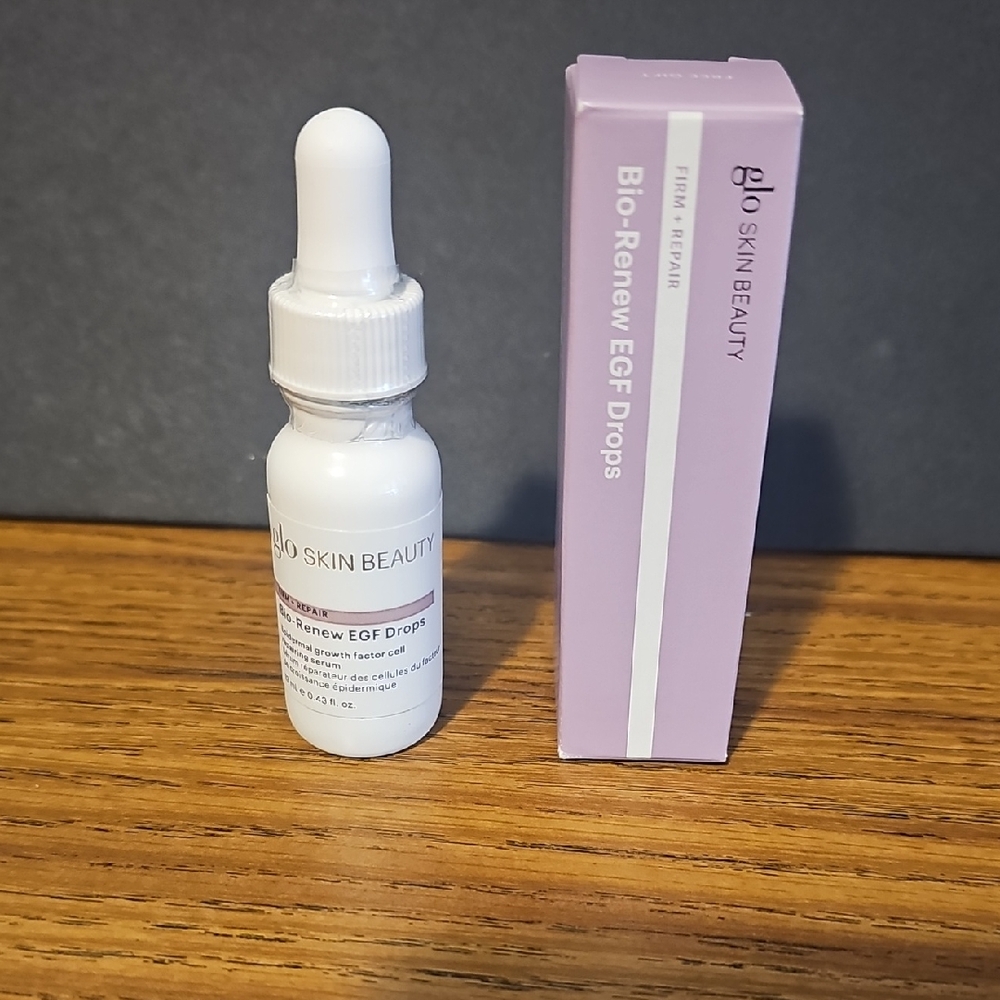Glo Skin Beauty Bio-Renew EGF Drops Serum New Deluxe Sample